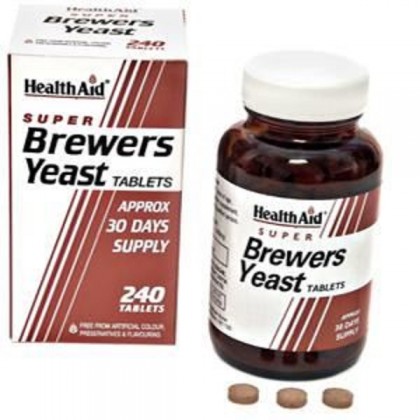HEALTH AID Super Brewers Yeast 240 Ταμπλέτες